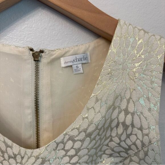 Charming Charlie Metallic Dress - Picture 2 of 4